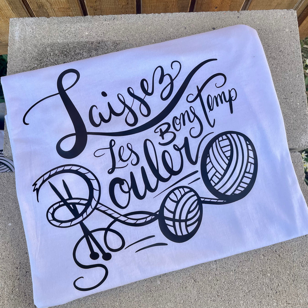 Lassez Les Bon Temp Rouler Knitter T-Shirt