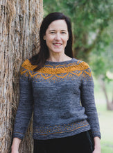 Load image into Gallery viewer, Maci Grey Pullover Colorways Dyed To Order