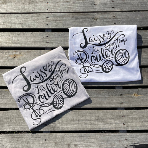 Lassez Les Bon Temp Rouler Knitter T-Shirt